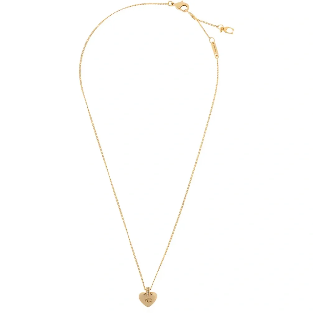 Колье с кулоном в виде логотипа-сердца