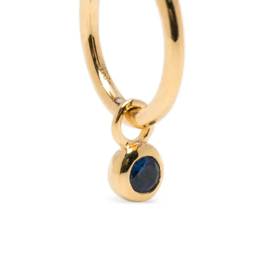 Серьги-кольца с подвесками