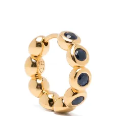 Маленькие серьги-кольца Tennid с сапфирами