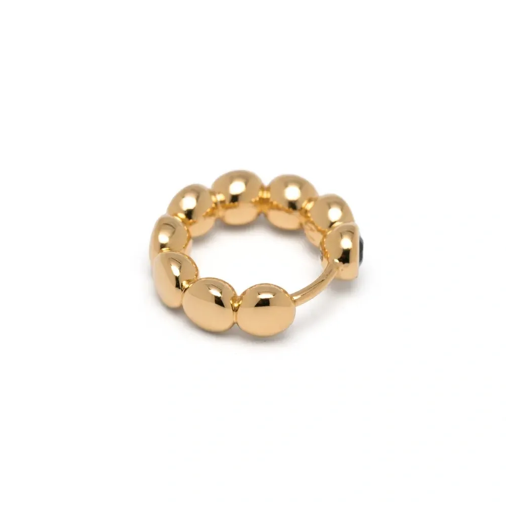 Маленькие серьги-кольца Tennid с сапфирами