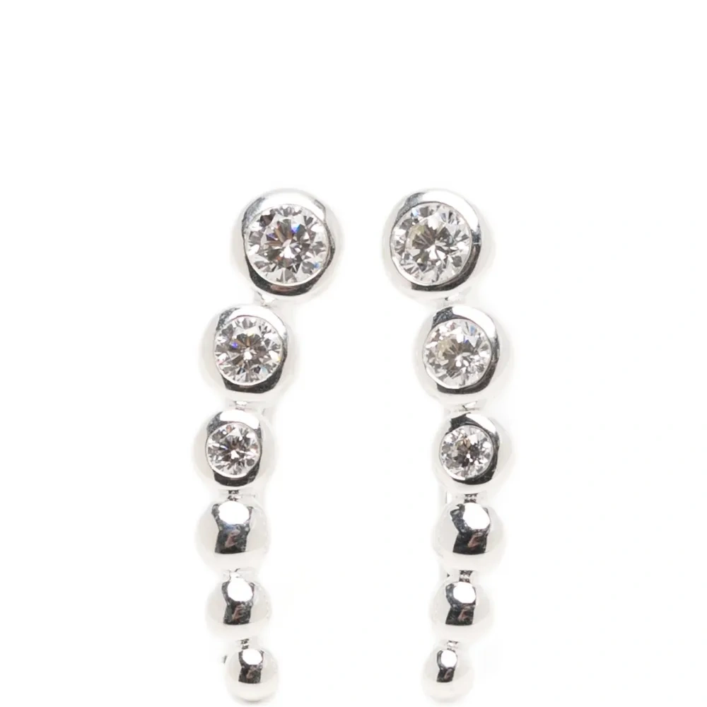 Серьги-гвоздики Tennis Climber