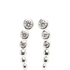 Серьги-гвоздики Tennis Climber