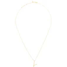 Мини-колье Curly Molten с инициалом V