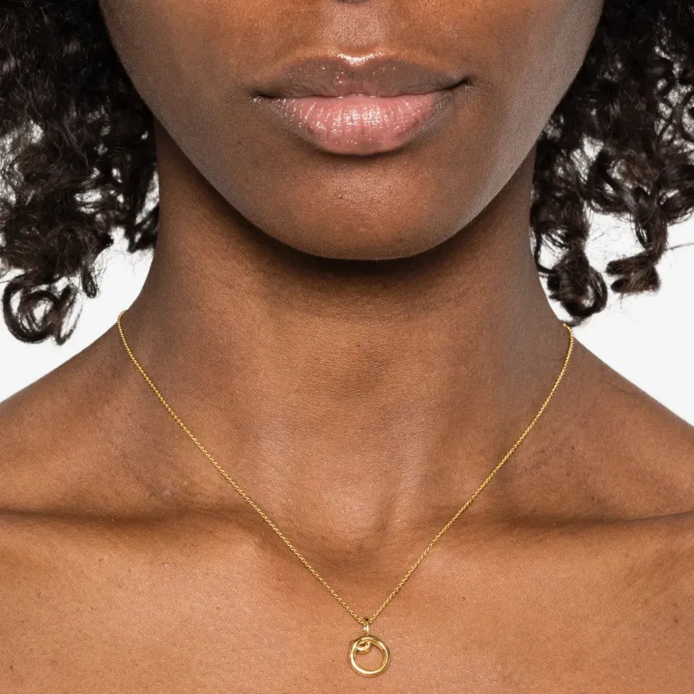 Колье Curly Molten