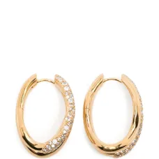 Декорированные серьги-кольца Molten Декорированные серьги-кольца Molten