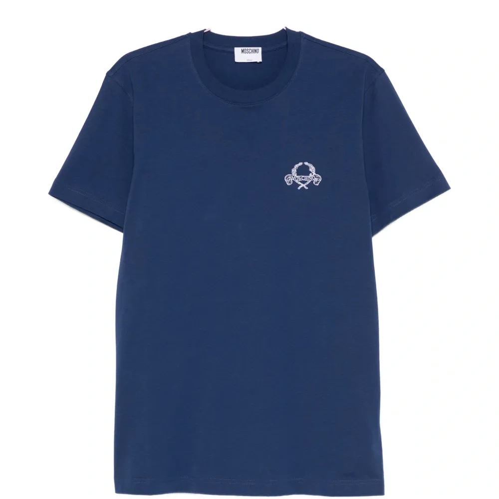 Футболка с круглым вырезом и короткими рукавами