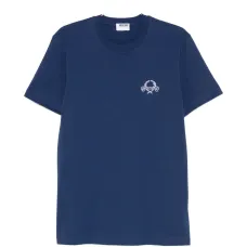 Футболка с круглым вырезом и короткими рукавами