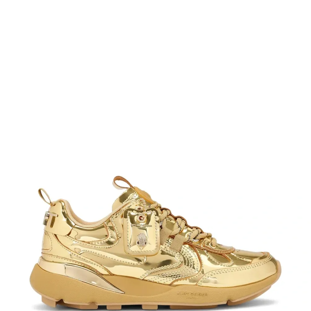 Кроссовки Kurt Runner с эффектом металлик