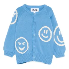Кардиган с украшением в виде смайлика