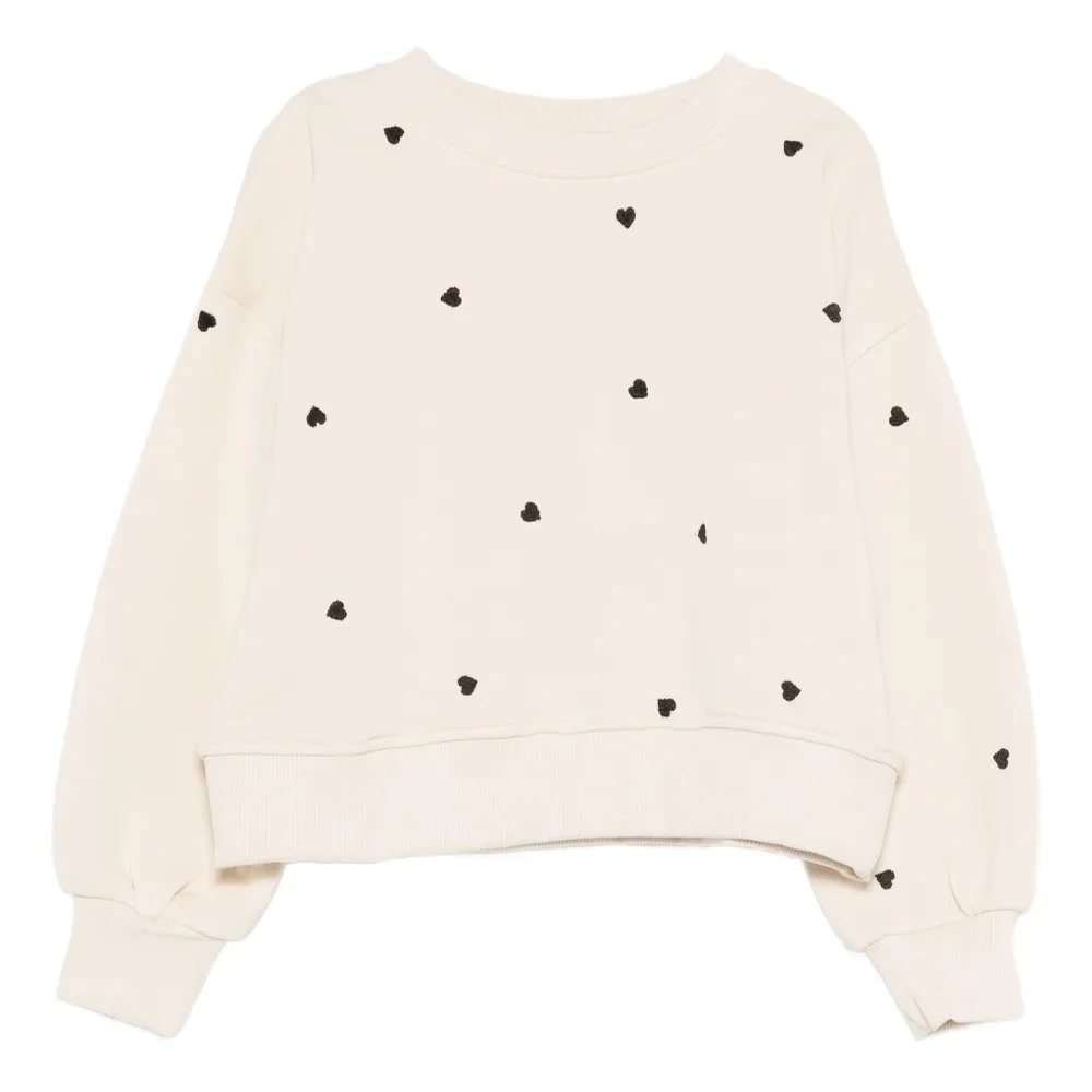 Свитер с принтом в виде сердец Miki