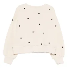 Свитер с принтом в виде сердец Miki