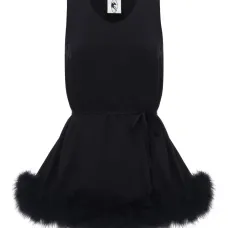 Топ Bisou Bisou с перьями