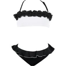 Бикини с цветочными украшениями