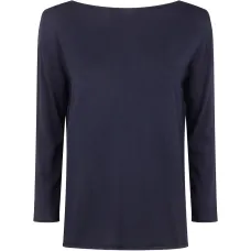 Трикотаж с вырезом "лодочка"