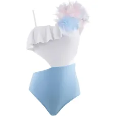 Купальник с оборками