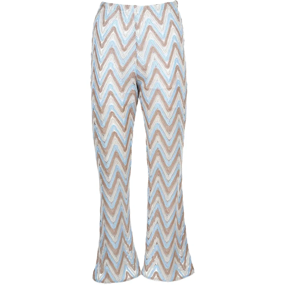 Брюки Coco с узором «ёлочка»