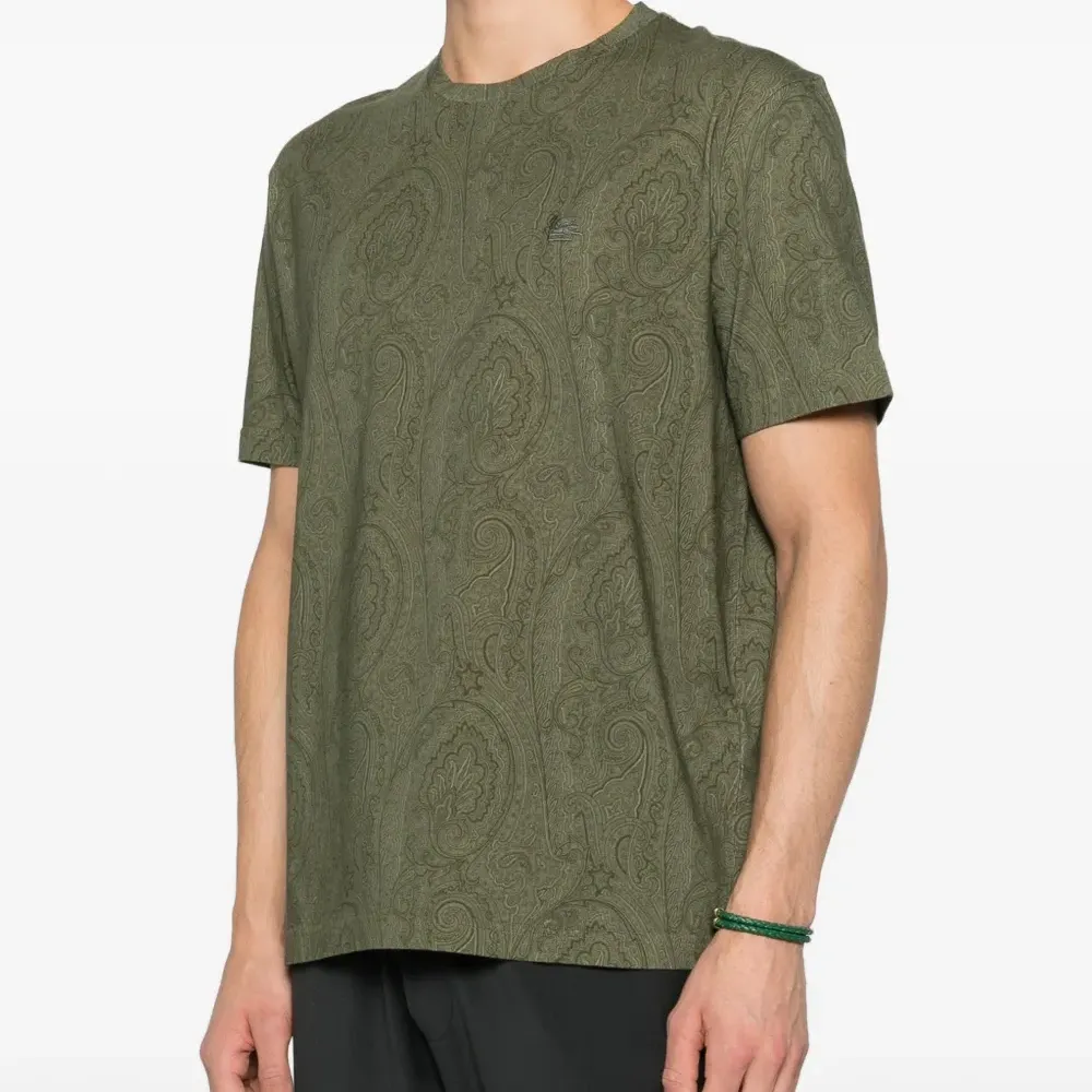 Футболка с узором "пейсли"