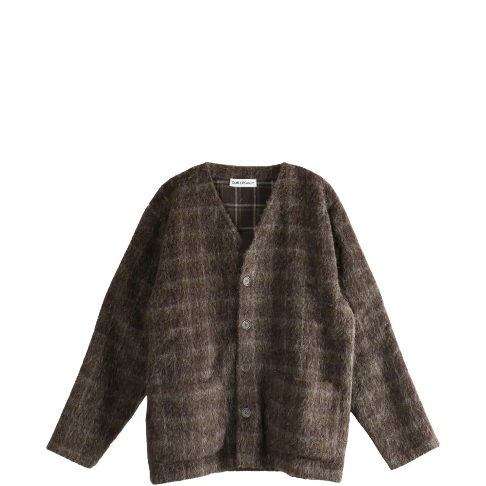 Кардиган в клетку