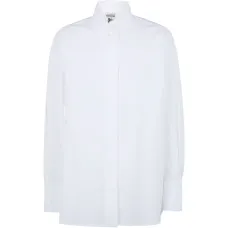 Рубашка с высоким воротом и длинными рукавами