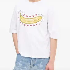 Футболка с принтом бананов