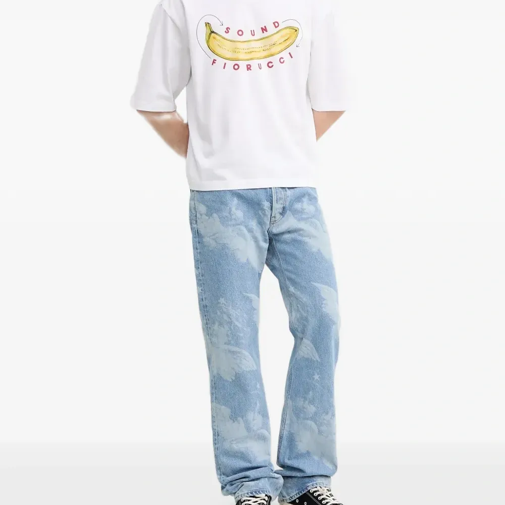 Футболка с принтом бананов