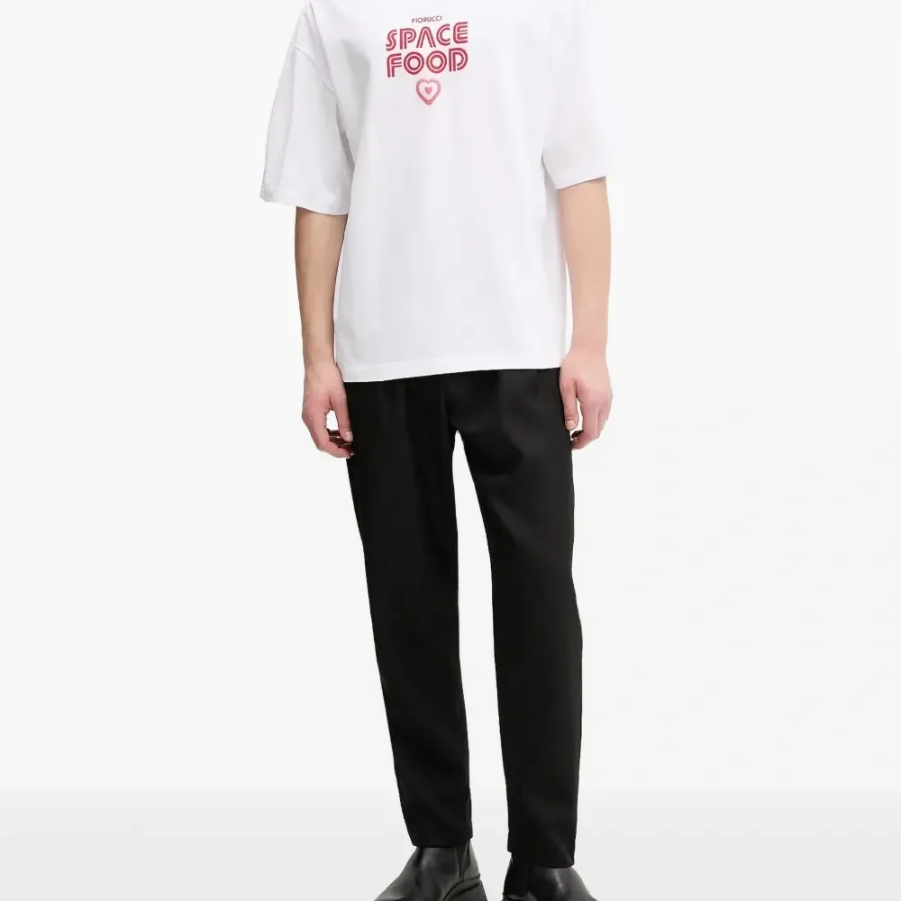 Футболка с принтом-слоганом