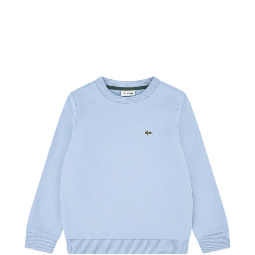 Рифленый свитшот с вышивкой и круглым вырезом