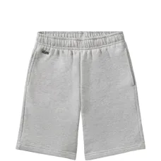 Трикотажные шорты с вышитым логотипом и шнурком Трикотажные шорты с вышитым логотипом и шнурком