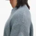Рифлёный свитер с круглым вырезом