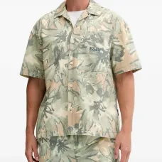 Рубашка с принтом и карманом