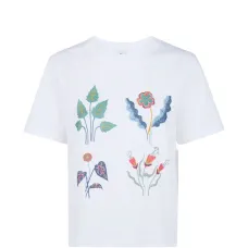 Футболка с цветочным принтом
