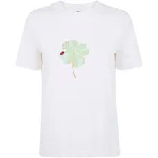 Футболка с принтом клевера Футболка с принтом клевера