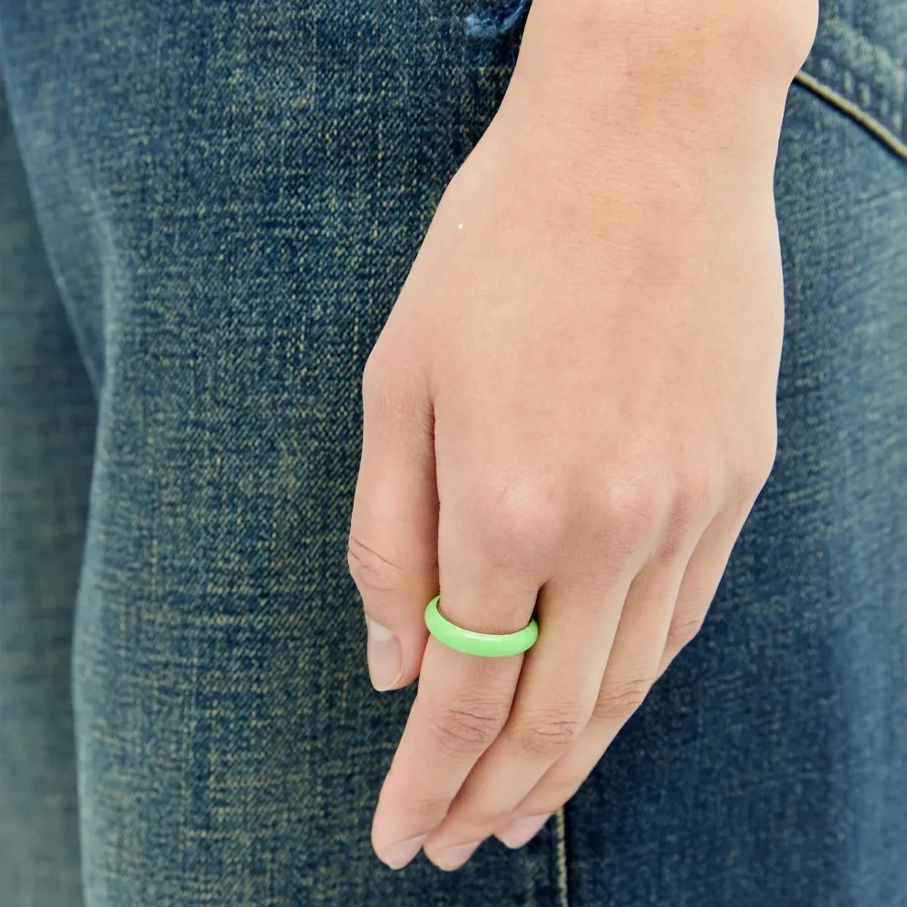 Сложенное кольцо из серебра 925 пробы