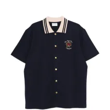 Рубашка на пуговицах с вышивкой