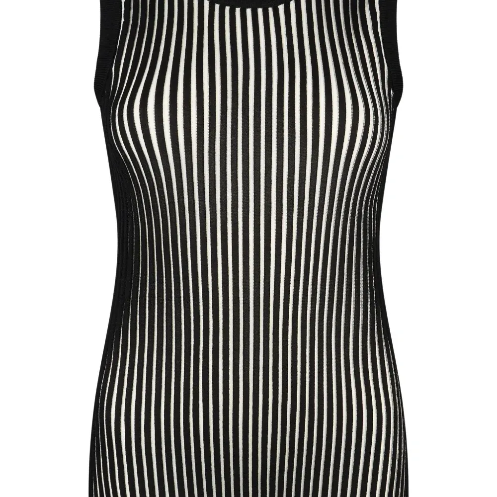 Вязаный топ в полоску