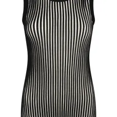 Вязаный топ в полоску