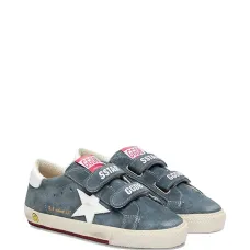 Кеды с липучкой и нашивкой в виде звезды