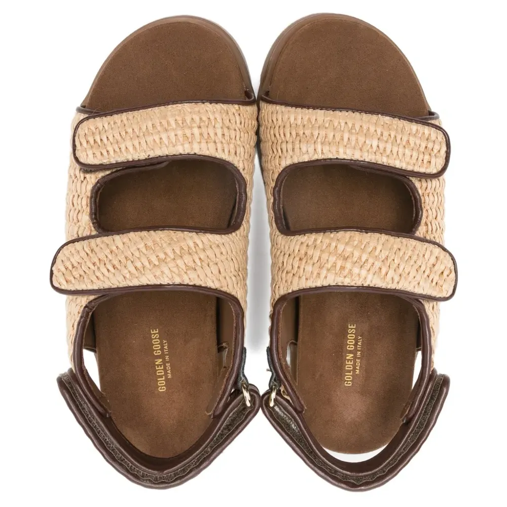 Босоножки Noa с ремешками из рафии