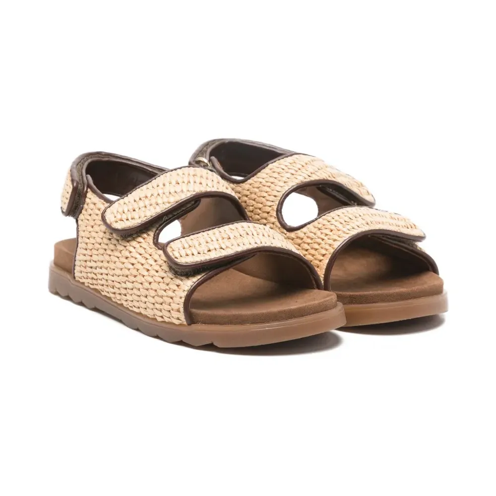 Босоножки Noa с ремешками из рафии