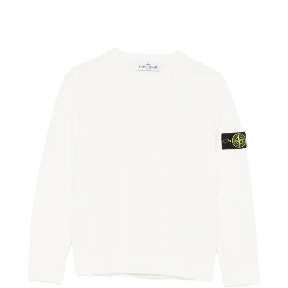 Свитер с нашивкой-логотипом