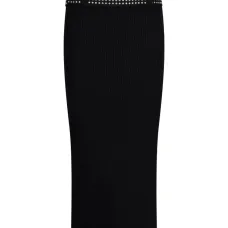 Вязаная юбка с украшениями