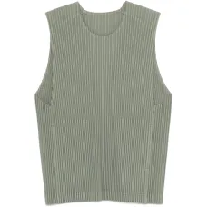 Безрукавный плиссированный жилет