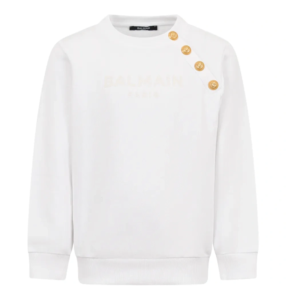 Свитер с эмблемой и пуговицами