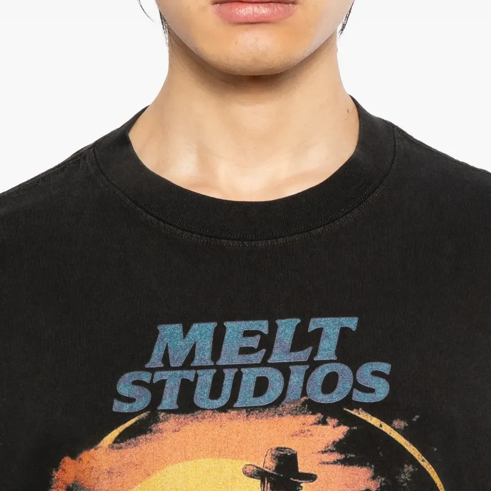 Футболка с круглым вырезом и принтом