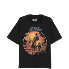 Футболка с круглым вырезом и принтом Футболка с круглым вырезом и принтом