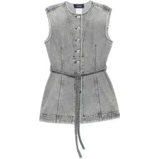 Жилет с поясом