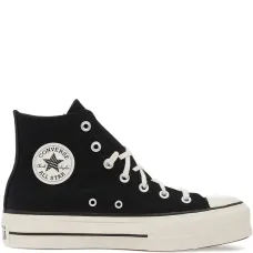 Кеды на платформе Chuck Taylor All Star Lift с цветочными нашивками Кеды на платформе Chuck Taylor All Star Lift с цветочными нашивками