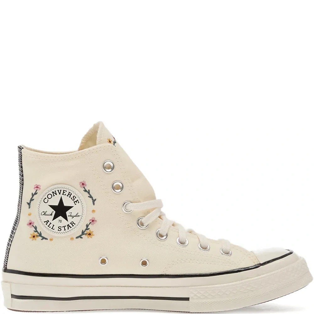 Кеды Chuck 70 с цветочной вышивкой