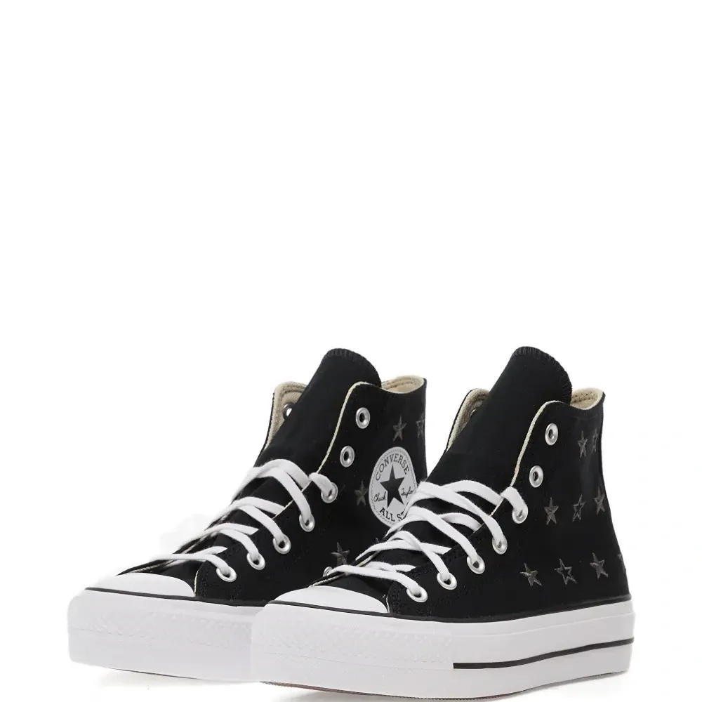 Кеды Chuck Taylor на платформе с украшением в виде звезд Кеды Chuck Taylor на платформе с украшением в виде звезд