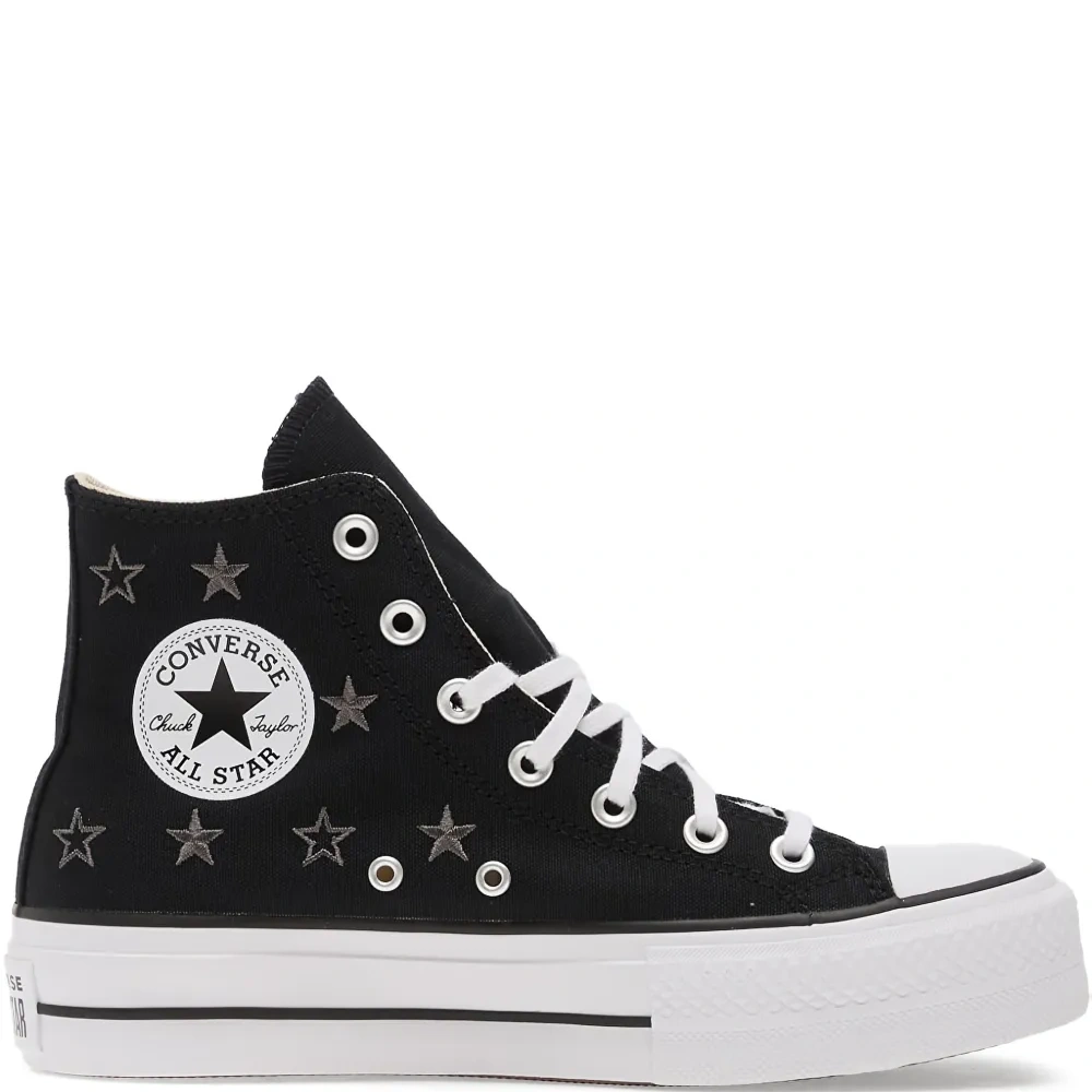 Кеды Chuck Taylor на платформе с украшением в виде звезд